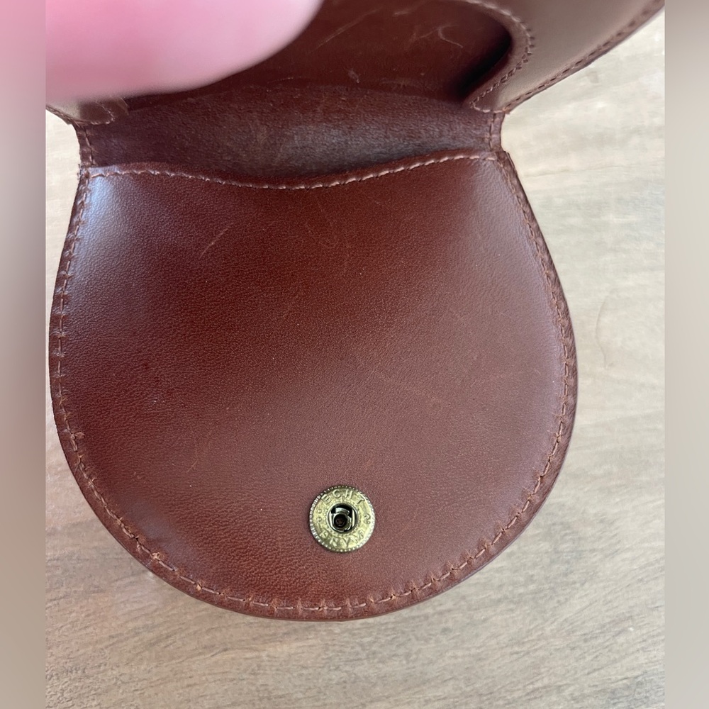 Vintage Coach International Leather Coin Case Chestnut color ๐ - Picture 8 of 10